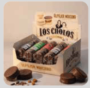 Alfajores de maicena bañados en chocolate