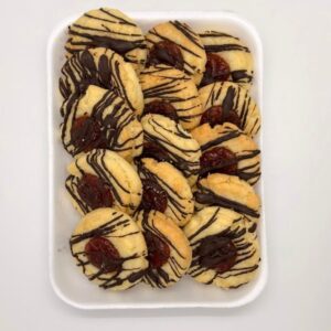 Bandeja de Pepas bañadas en Chocolate