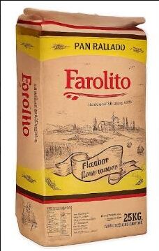 Pan Rallado 25kg Farolito
